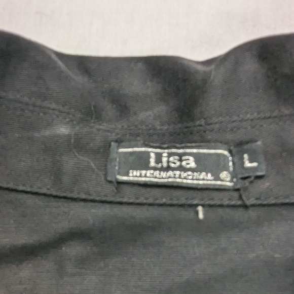 Power Cat Black Custom Embellished Jacket Size Large - Picture 8 of 10